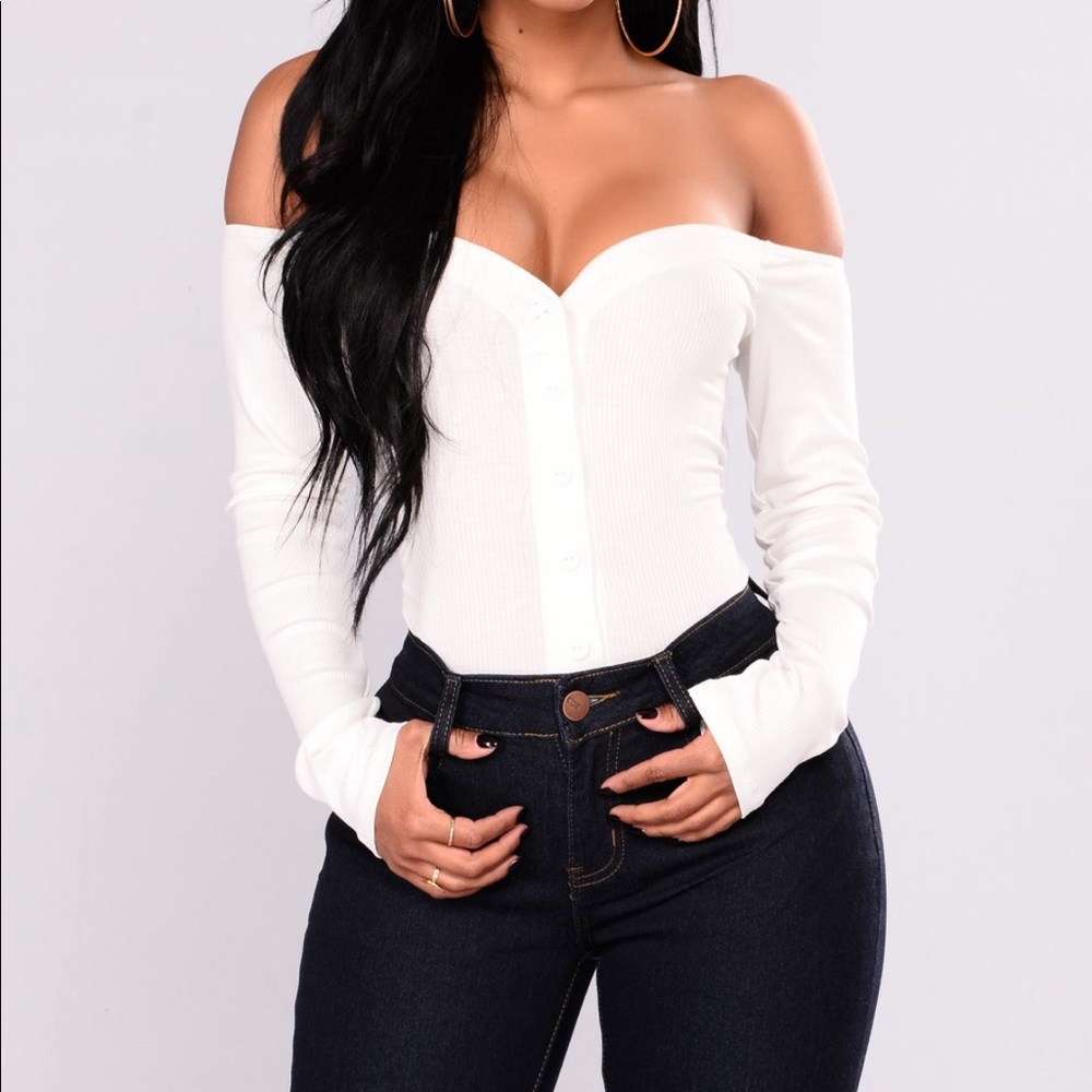 Fashion Nova off the shoulder top.